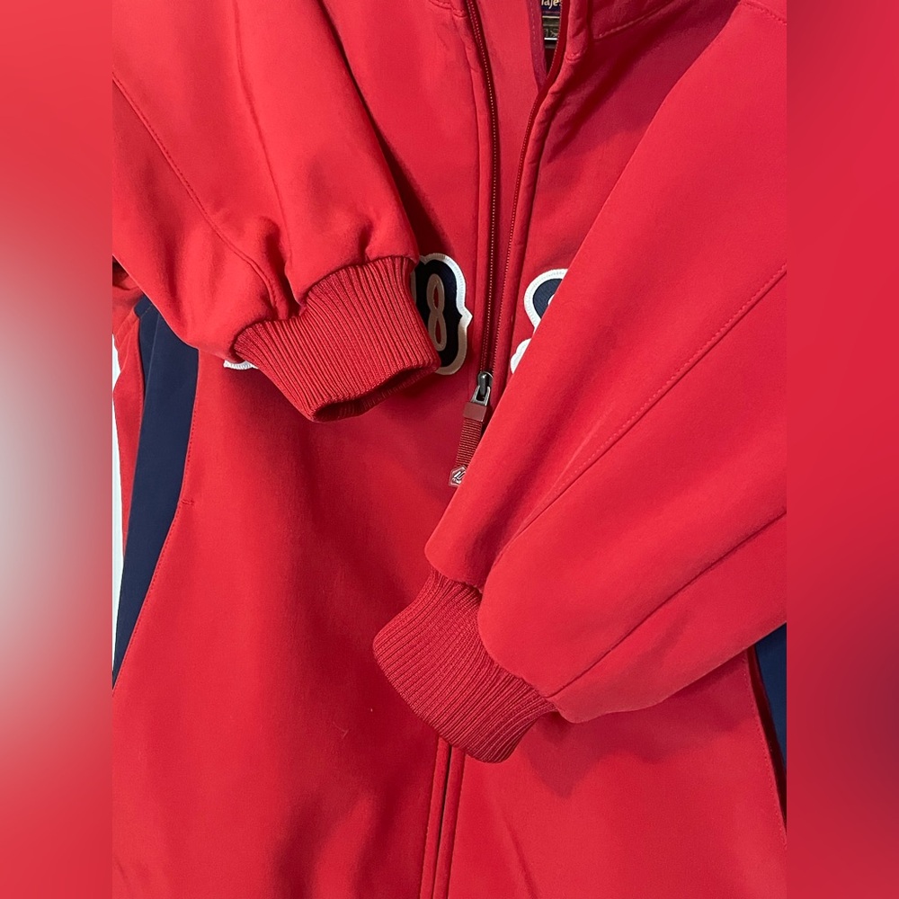 Y2K Boston Red Sox Majestic MLB Authentic Therma Base Full Zip Jacket M - Picture 8 of 10